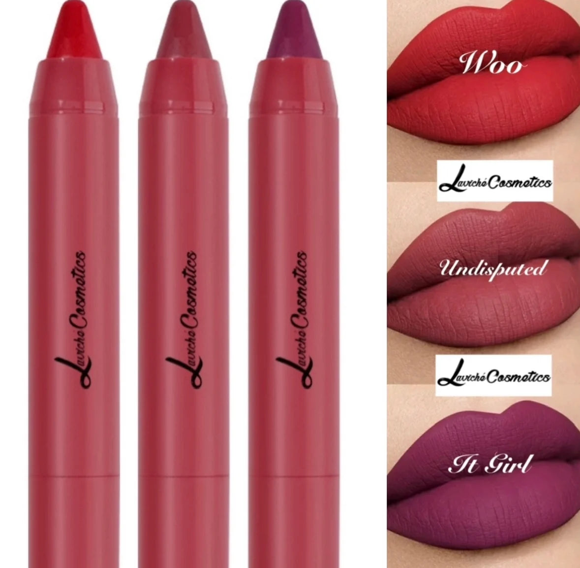 Ruby Reds Matte Crayons